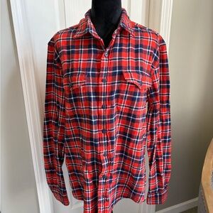 American Eagle Outfitters Red and Blue Checkered Shirt